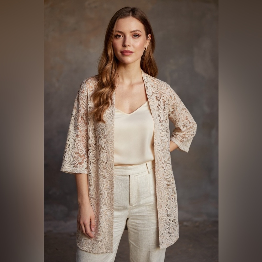 🔸Lace Kimono Cardigan NWOT